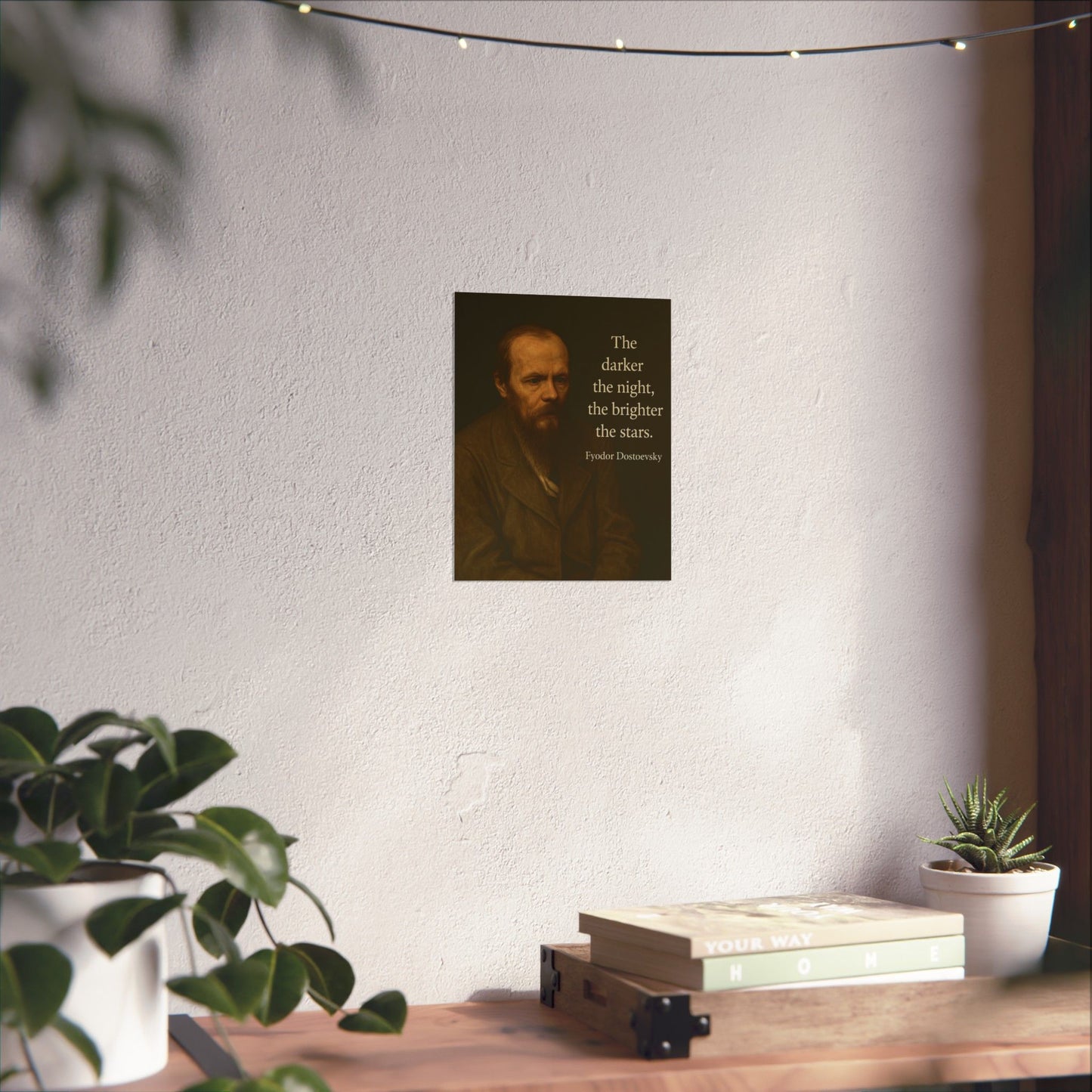 Fyodor Dostoevsky's Quote - Poster